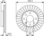 Bosch Disc Frana 0986479S98 Bedford Astra/Astramax Chevrolet Aveo / Kalos/Spark (0986479S98)