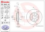 BREMBO Disc Frana 09.5843. 31 Fiat Grande Punto/Punto/Punto Evo Opel Adam/Corsa D (09.5843.31)