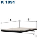 FILTRON Filtru, Aer Habitaclu K1091 Daf 95 Xf/Cf 85/Xf/Xf 105/Xf 95 (K1091)