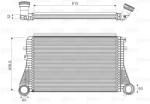 VALEO Intercooler, Compresor 818795 Audi A3/Tt Seat Altea/Leon/Toledo Iii Skoda Yeti