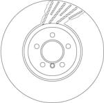 TRW Disc Frana Df6613S Bmw 5/5 Gran Turismo/6/6 Gran/7