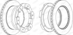 BERAL Disc Frana Bcr332A Iveco Daily Iv/Daily V/Daily Vi (BCR332A)