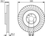Bosch Disc Frana 0986479A31 Audi A8 D3