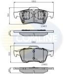 COMLINE Set Placute Frana, Frana Disc Cbp0946 Ford C-Max/Focus C-Max/Tourneo Connect (CBP0946)
