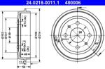 ATE Tambur Frana 24.0218-0011.1 Fiat 500/500 C/Brava/Bravo I/Panda/Punto/Tempra/Tipo