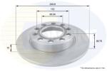 COMLINE Disc Frana Adc1446 Audi 80 B4/A4 B5/A4 B6/A4 B7/Coupe B3 Seat Exeo