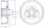 DELPHI Tambur Frana Bfr611 Dacia Duster Renault Arkana I/Duster/Express/Kaptur (BFR611)