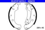 ATE Set Saboti Frana 03.0137-0415.2 Fiat Doblo/Strada Pick-Up