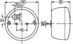 HELLA Lampa Spate Dreapta 2Sd001685-211 Fendt Vario Mercedes-Benz Agl/Lp (2SD001685-211)