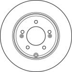 TRW Disc Frana Df4980 Hyundai Grandeur/Sonata V/Ix35 Hyundai (Beijing) Sonata