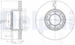 DELPHI Disc Frana Bg4102 Iveco Daily Iv/Daily V/Daily Vi (BG4102)
