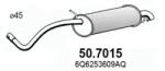 ASSO Toba Esapament Finala 50.7015 Seat Ibiza Iii/Ibiza Iv Skoda Fabia I/Fabia Ii (50.7015)