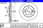 ATE Disc Frana 24.0122-0200.1 Suzuki Grand Vitara I
