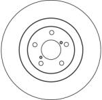 TRW Disc Frana Df4104 Subaru Brz/Forester/Impreza/Legacy Iii/Legacy Iv/Legacy V/Xv
