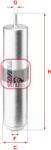 SOFIMA Filtru Combustibil S9261B Bmw 1/2 Active/2 Active Tourer/2 Gran/2 Gran Tourer/X1 (S9261B)