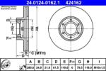 ATE Disc Frana 24.0124-0162.1 Opel Movano A Renault Master Ii