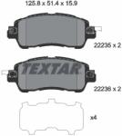 TEXTAR Set Placute Frana, Frana Disc 2223501 Mazda 2 Nissan Kicks Scion Ia