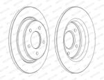 FERODO Disc Frana Ddf1546C Mazda 3/5 (DDF1546C)