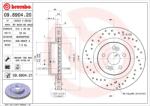 BREMBO Disc Frana 09.8904. 21 Renault Megane Ii (09.8904.21)