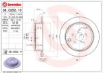 BREMBO Disc Frana 08. C252.11 Subaru Brz/Forester/Impreza/Legacy Iv/Legacy V/Outback/Wrx (08.C252.11)