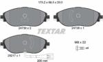 TEXTAR Set Placute Frana, Frana Disc 2473801 Seat Alhambra Skoda Superb Ii Vw Cc B7