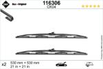 SWF Lamela Stergator Fata 116306 Alfa Romeo 164 Audi 100 C3/200 C3/80 B2/80 B3/80 B4