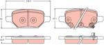 TRW Set Placute Frana, Frana Disc Gdb2406 Chevrolet Trax Opel Mokka / Mokka X/Mokka X (GDB2406)