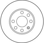 TRW Disc Frana Df1608 Bedford Astra/Chevanne Chevrolet Corsa/Corsa Pick-Up Opel Gt