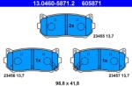 ATE Set Placute Frana, Frana Disc 13.0460-5871.2 Kia Carens I/Carens Ii/Cerato/Clarus