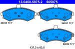 ATE Set Placute Frana, Frana Disc 13.0460-5875.2 Hyundai Elantra Iii/Matrix