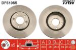 TRW Disc Frana Df6108S Hyundai Creta/Sonata V/Tucson/I40 I/I40 I Cw/I40 I Kombi/Ix35