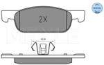 MEYLE Set Placute Frana, Frana Disc Punte Fata 0252252517 Dacia Logan Ii/Logan Mcv Ii