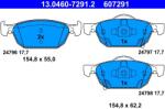 ATE Set Placute Frana, Frana Disc 13.0460-7291.2 Honda Accord Viii