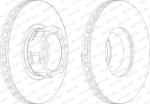 FERODO Disc Frana Fcr119A Mercedes-Benz T2/Ln1/T2/Ln1 Cabina Cu Motor/Vario