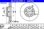 ATE Disc Frana 24.0132-0701.1 Lexus Gs/Is I/Is Sportcross/Sc Toyota Altezza/Aristo (24.0132-0701.1)