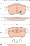 TRW Set Placute Frana, Frana Disc Gdb1790 Renault Clio Iv/Fluence/Laguna/Laguna Iii