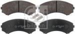 FEBI BILSTEIN Set Placute Frana, Frana Disc Punte Fata 16582 Isuzu Axiom Mitsubishi Endeavor (16582)