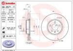 BREMBO Disc Frana 09. D571.11 Audi A1/A1 Allstreet/A1 City Carver Seat Arona/Ibiza V