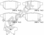 BRECK Set Placute Frana, Frana Disc 246100070410 Aston Martin Cygnet Subaru Trezia