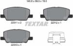 TEXTAR Set Placute Frana, Frana Disc 2231102 Buick Encore Buick (Sgm) Encore/Encore Gx