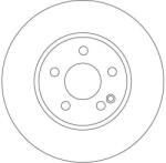 TRW Disc Frana Df4373 Mercedes-Benz Marco Polo/V-Class/Viano/Vito/Vito / Mixto (DF4373)