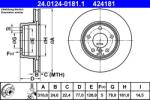 ATE Disc Frana 24.0124-0181.1 Bmw 5
