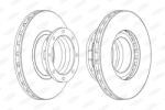 BERAL Disc Frana Bcr187A Mercedes-Benz Atego/Atego 2/Atego 3 (BCR187A)