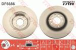 TRW Disc Frana Df6686 Suzuki Ignis I