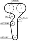 GATES Set Pompa Apa + Curea Dintata Kp15685Xs Alfa Romeo 159/Brera/Giulietta/Spider (KP15685XS)