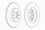 FERODO Disc Frana Ddf1502C Dacia Logan/Logan Ii/Sandero/Sandero Ii Renault Logan I (DDF1502C)