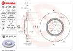 BREMBO Disc Frana 09.9130. 11 Volvo S60 I/S80 I/V70 I/V70 Ii/Xc70 I Cross Country (09.9130.11)