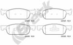 BRECK Set Placute Frana, Frana Disc 225250070200 Dacia Logan Ii/Logan Mcv Ii/Sandero Ii (225250070200)