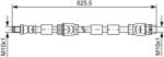 Bosch Furtun Frana 1987481589 Bmw X5/X6 (1987481589)