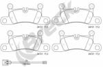 BRECK Set Placute Frana, Frana Disc 247210055300 Porsche Cayenne Vw Touareg